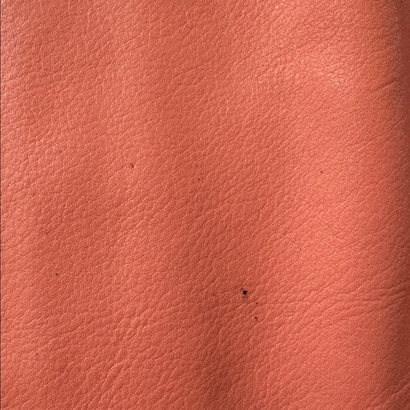 NWT [Leather Skin] Quilted 100% Genuine Leather Moto Jacket in Pink Women’s L - Picture 12 of 15